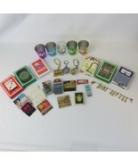 Lg Lot VTG Casino Las Vegas Reno Shot Glass Cards Keychain Matchbooks Li... - £77.84 GBP