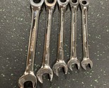 Set of 5 GearWrench Ace Professional Ratcheting Combo Wrenches SAE 3/8-5... - £15.73 GBP