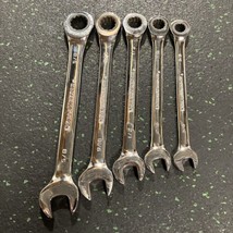 Set of 5 GearWrench Ace Professional Ratcheting Combo Wrenches SAE 3/8-5/8 used - £15.70 GBP