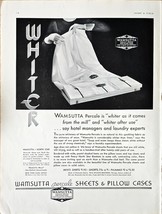 WAMSUTTA PERCALE SHEETS &amp; PILLOW CASES-1931 Vintage Print Ad-Finest Cott... - €10,97 EUR