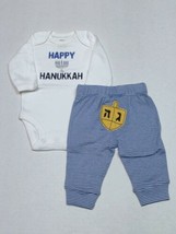 Carter&#39;s Hanukkah Outfit For Boys Newborn Dreidel  - $2.99