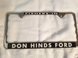 Don Hinds Ford (Fishers, IN) Metal License Plate Frame - £22.83 GBP