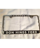 Don Hinds Ford (Fishers, IN) Metal License Plate Frame - £23.19 GBP