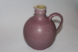 GINGER JAR Purple-Pink with Handle Pitcher 7&quot; H x 16&quot; W x 3&quot; Base - £20.88 GBP