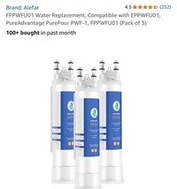 D Filters D8 Frigidaire Refrigerator Water Filter Replacements 3 Pack - $34.53