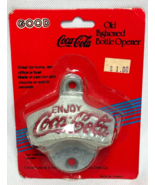 New Vintage Coca-Cola Cast Iron Old Fashioned Bottle Opener Wall Mount w... - €19,53 EUR