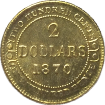 Terranova $2 Medalla de la Reina Victoria - 1870 Tributo Colonial (reedi... - $18.55 CAD