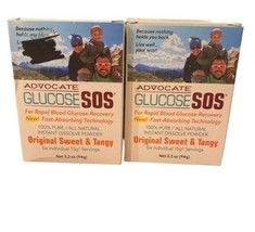 2 Advocate GLUCOSE SOS Instant Dissolve Powder 6 packets Original Sweet ... - £23.58 GBP