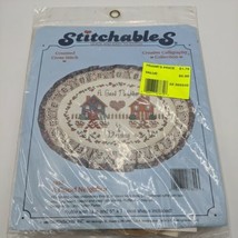 NEW Vintage 1989 Dimensions Stitchables Cross Stitch Kit &quot;Good Neighbor&quot;... - $7.12