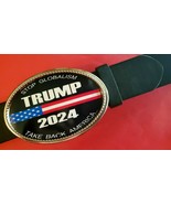 TRUMP 2024 WAS RIGHT ABOUT EVERYTHING Epoxy Belt Buckle - &amp; Black Belt - $24.70