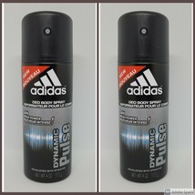 2 Bottles of Adidas Dynamic Pulse Body Spray 4 FL OZ #RARE - $15.84