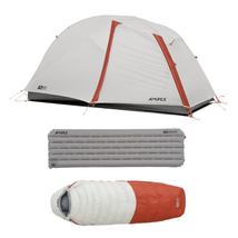 AMPEX Solo Backpacker Bundle with 1P Tent, 30* Bag and Camp Pad - £302.65 GBP