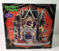 Lemax Spooky Town Gothic Hills Funeral Parlor #35002 2023 Lighted Halloween NEW - £70.17 GBP