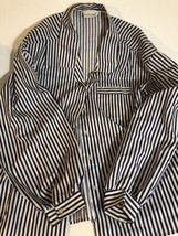 Accent Vintage Laura Mae Top Shirt L Striped Sh4 - $248.11 MXN