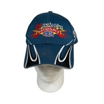 Vintage Flames Blue Auto Plus Nationals NHRA Adjustable Strap Hat Readin... - €24,72 EUR