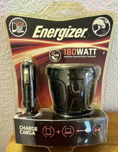 Energizer 180W Car Inverter (4 USB Ports &amp; 1 Outlet) - Cup Holder Mount - $19.79