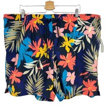 Swimming trunks 3XL Hawaiian print bathing suit shorts NEW UPF quick dry pockets - £15.00 GBP