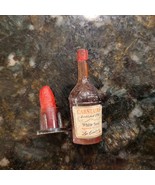 Carstairs White Seal Whiskey Vintage Plastic Mini Bottle Lipstick Advert... - $377.62 MXN