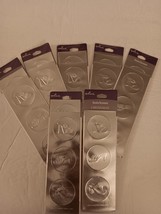 Hallmark Silver Foil Embossed Seals Shoe Design Pack Of 12 Each Lot Of 7 Packs - £14.38 GBP