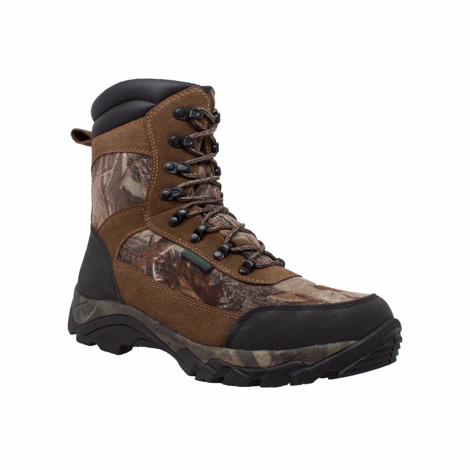 9639 Tecs,10&quot; Brown Cam Suede Leather, Waterproof, Men Hunting Boot, See... - $95.95