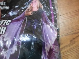 NEW MYSTIC WITCH HALLOWEEN COSTUME GIRLS SZ M 8-10 NWT DRESS BELT HAT BY... - £13.05 GBP