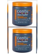 Lot X 2 Cantu Shea Butter Cleansing Pre Shave Scrub Mens Hair Face 8 oz NEW - $30.68