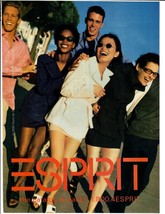 1998 Esprit Magazine Print Ad Women&#39;s Fashion Group of Friends Laughing ... - £10.00 GBP