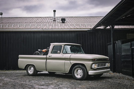 1962 Chevrolet C10 Pickup grey | 24x36 inch POSTER | classic pickup truck - $22.43