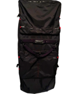 Black Canvas Large Folding Hanging Garment Bag Carry-on Luggage by MEMBE... - $38.00