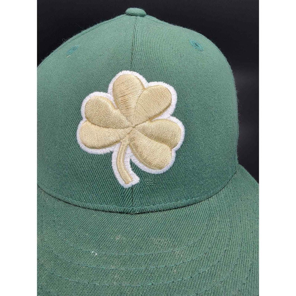 adidas Notre Dame Shamrock Hat Fitted 7-3/8 Green Cap Hat Item image 2