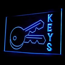 190032B Keys Locksmiths Locks Golden Convenient Mortise Repair LED Light Sign - £17.57 GBP