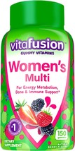 Vitafusion Womens Multivitamin Gummies, Berry Flavored Daily Vitamins for Women  - £24.71 GBP