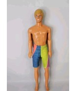 KEN DOLL 1983 MATTEL MALAYSIA SWIM TRUNKS BLONDE MOLDED HAIR VINTAGE- READ! - $14.84
