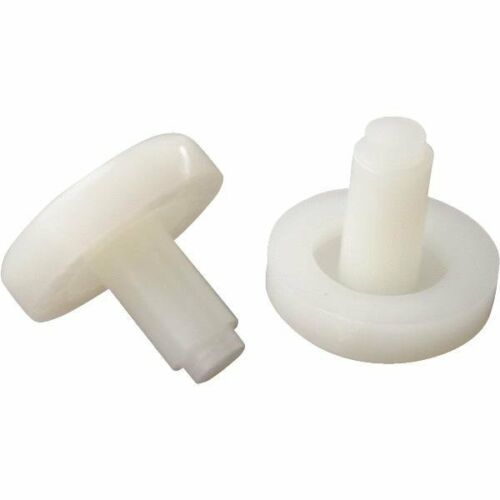4 Nylon Flat Stem 3/4&#39;&#39; Bumper Glides for Tubular Chair Bases - $7.48