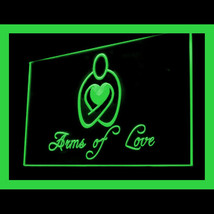 220064B Arms Of Jesus Love Grace savior incomparable  Exhibit LED Light Sign - $21.99