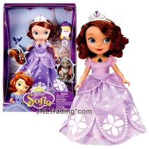 Year 2012 Animated DVD Sofia the First 11 Inch Doll SOFIA with Tiara &amp; N... - £44.06 GBP