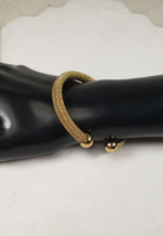 Fossil Bracelet Gold Tone Wrap Bracelet with Polished Gold Ball  - $43.96