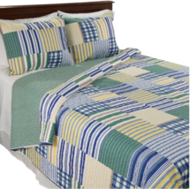 Yorkshire Home Lynsey Quilt Set, Twin (New with Defects/New Without Tags/NOB) - £29.18 GBP