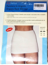 Body Warmer Belt Angora Wool Back Lumbar Abdomen Stomach Soft Beige CZSa... - £23.35 GBP