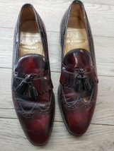 Johnston Murphy Aristocraft U.S.A. Wingtip Kiltie Tassel Loafer shoes Me... - $21.77