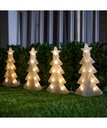 GE Staybright Random Sparkle 4 ct. LED Christmas Tree Pathway Markers Wa... - $59.39