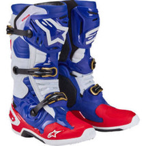 ALPINESTARS Union Tech 10 Boots - Red/White/Blue - US 10 2010020-3372-10 - £544.66 GBP