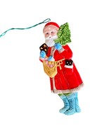 Vintage Santa Ornament Ceramic Old World St Nick Made In Japan Glossy 6”... - €9,45 EUR