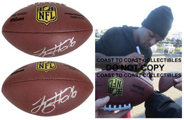 LeVeon Bell Pittsburgh Steelers NY Jets signed Duke football COA Proof a... - $128.69