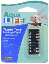 Penn Plax AquaLIFE Therma-Temp Digital Aquarium Thermometer - Convenient Mountin - $4.90+