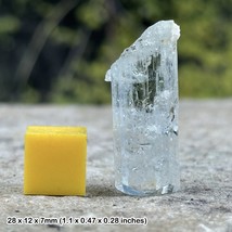 Aquamarine Meditation Crystal - Authentic Healing Mineral Stone CERTIFIC... - $8.47