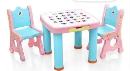 Baby child desk chairs and tables suits. Plastic learning table. A chair - $99.45+