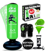 5-In-1 Inflatable Punching Bag for Kids – 63&quot; Karate Toy Set with Boxing... - $974.49 MXN