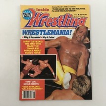 Inside Wrestling Magazine August 1985 Hulk Hogan and Larry Zbyszko, No Label - £14.19 GBP