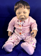 Newborn Baby Doll 19&quot; AEL 2005 Brown Hair Kymberli H. Durden (Signed) *Pre-Owned - £51.41 GBP